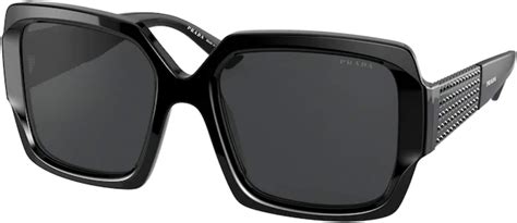 Prada PR 21XS Women's Sunglasses Black/Dark Grey 54